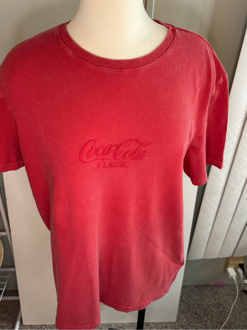 Lucky Brand Coca Cola  Red Short Sleeve Classic Logo Tee